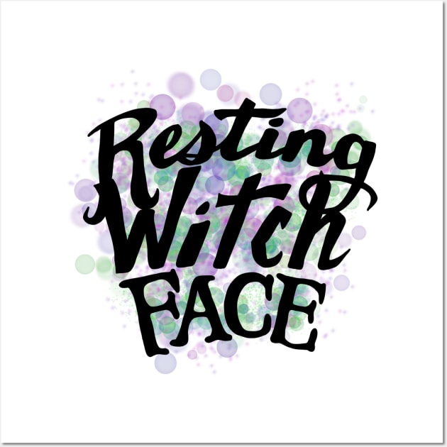 Resting Witch Face Wall Art by Serene Twilight